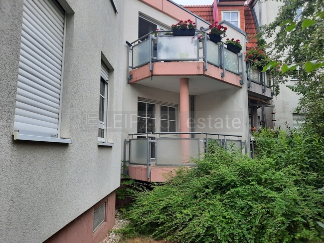 Rückansicht Balkon