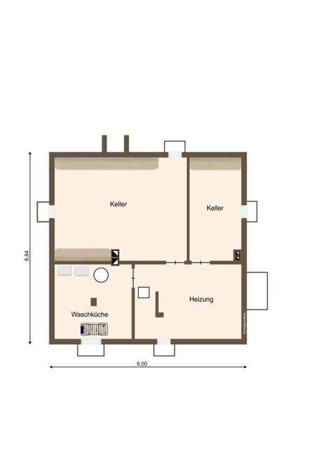 Grundriss Kellergeschoss