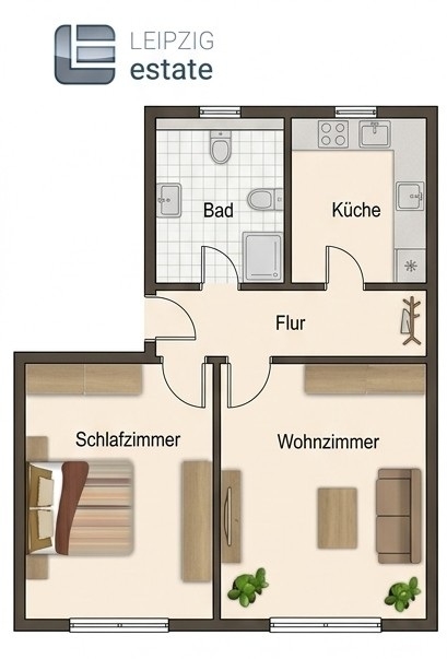 Grundrissskizze 1. OG