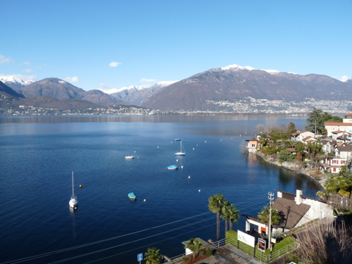 Blick über den Golf von Ascona