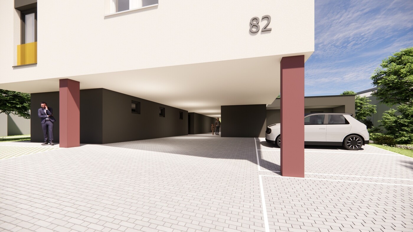 Ansicht Stellplätze