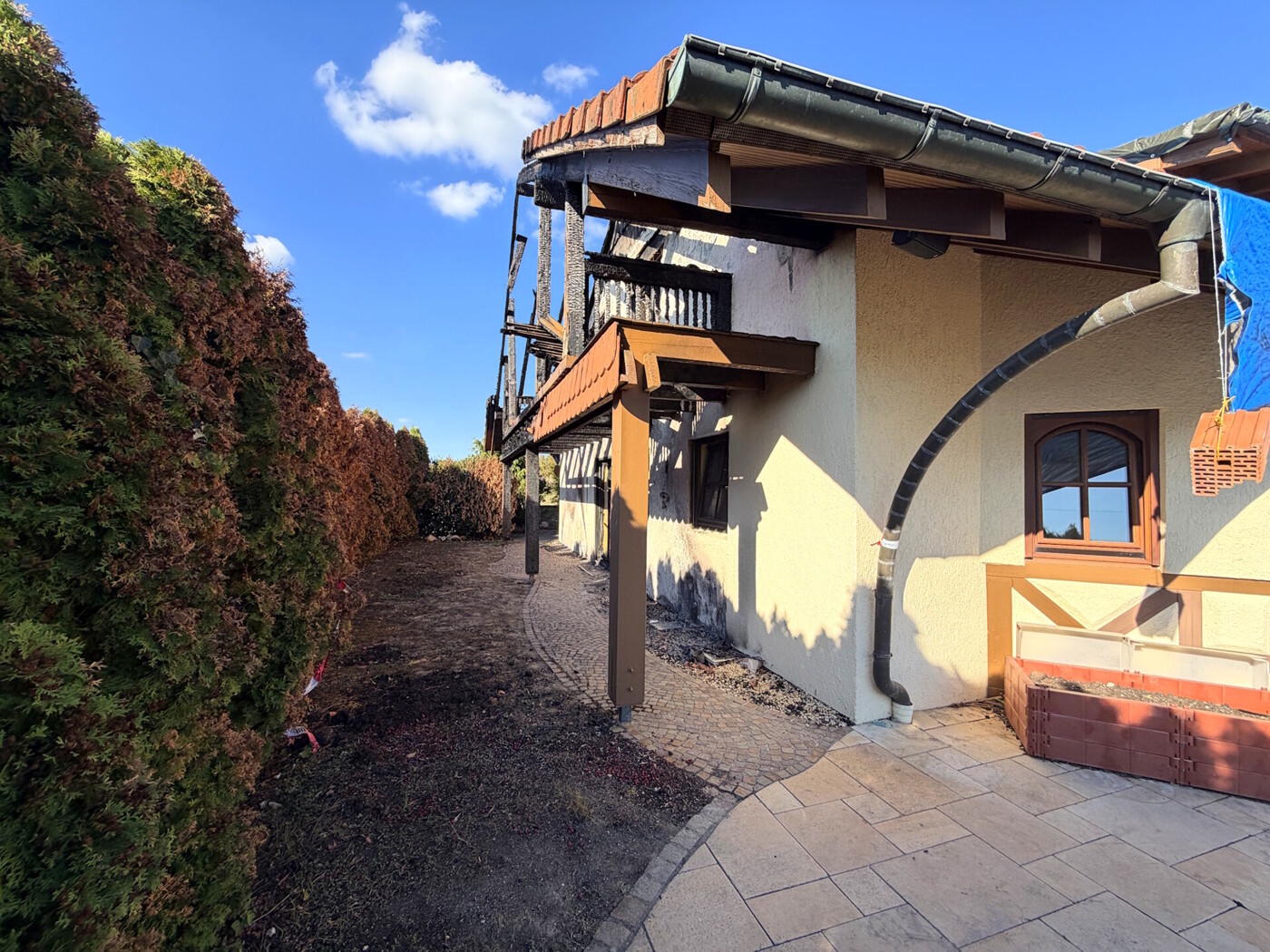 Ansicht Haus / Balkon
