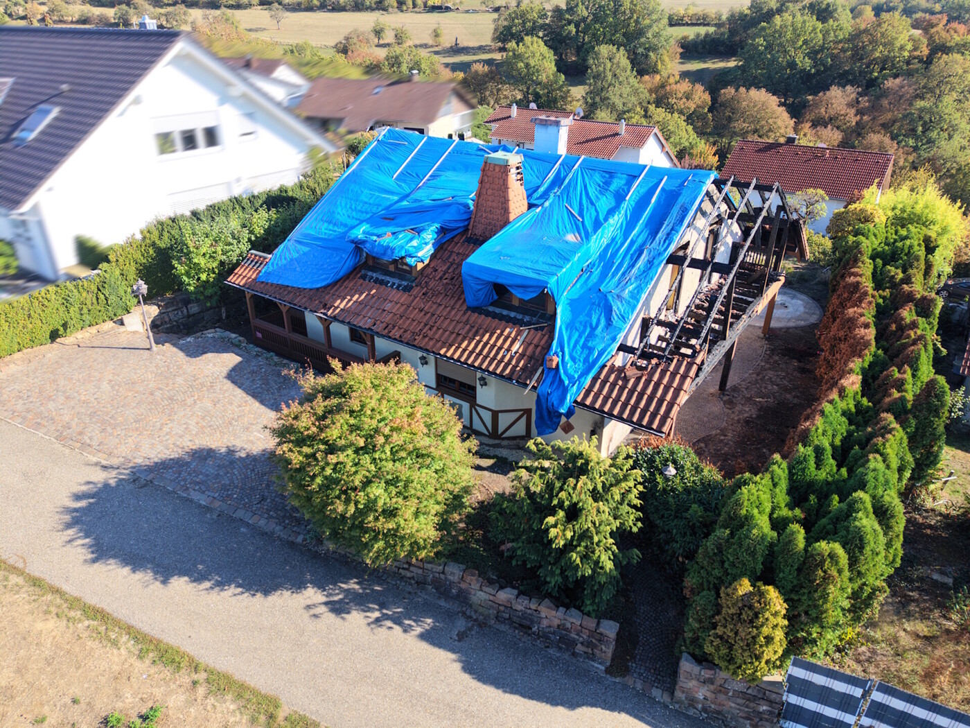 Ansicht Haus / Grundstück