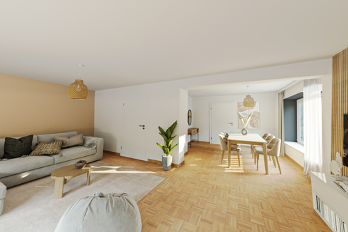 Visualisierung Wohn/Essbereich