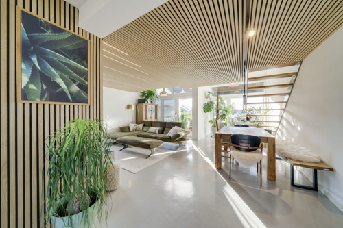 Blick ins Wohnzimmer