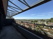 Ausblick Balkon