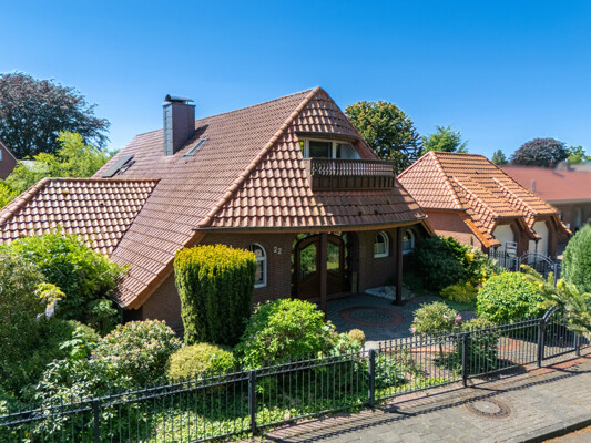 Blick auf die Immobilie