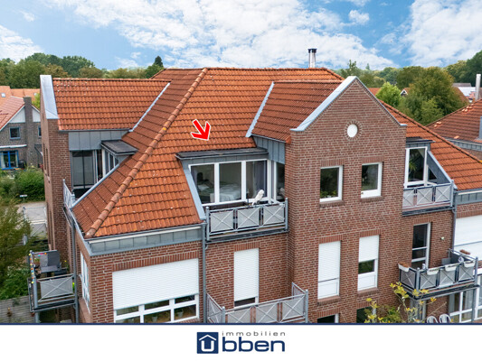 Blick auf die Wohnung