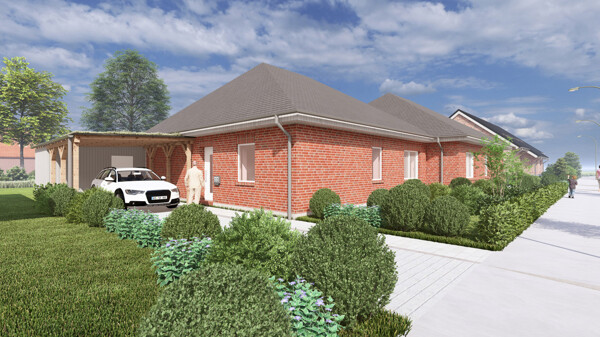 Haus A: Straßenansicht