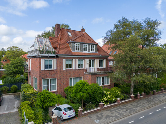 Blick auf die Immobilie