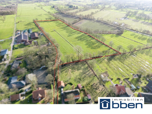 Blick auf das Grundstück