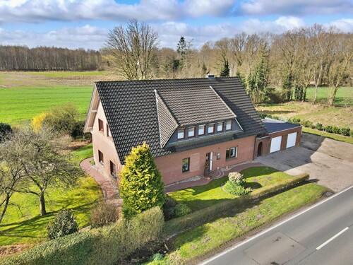 Luftaufnahme Straßenseite