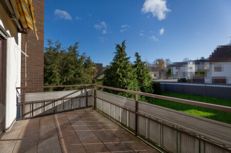 Balkon mit Gartenblick