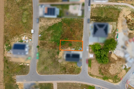 Luftansicht Flurstückmarkierung