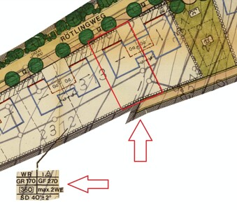Auszug Bebauungsplan