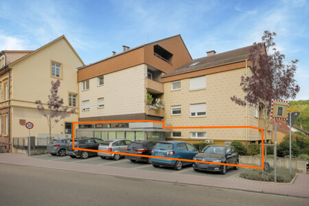 Straßenansicht, Einheit markiert