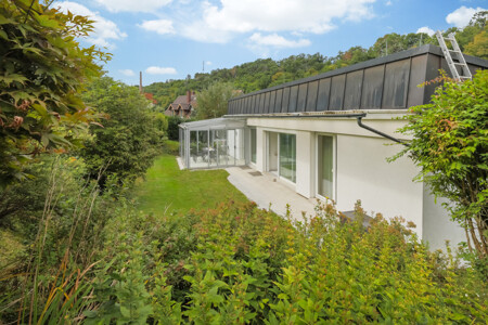 Rückansicht und Garten