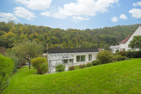 Rückansicht und Garten