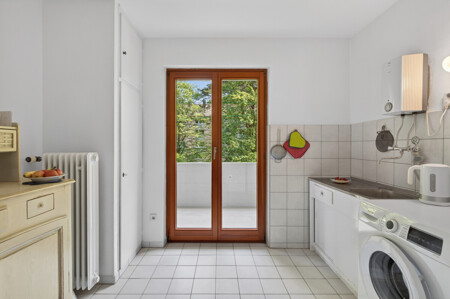 Küche mit Logenplatz-Anschluss