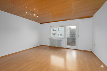 Wohnzimmer - Fußleiste KI-generiert / Fußleiste wird gerichtet