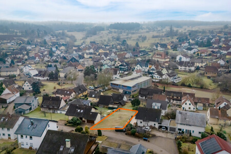 Blick über das Grundstück