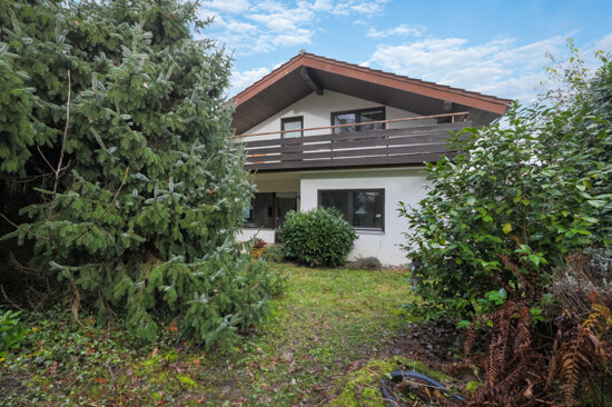 Rückansicht und Garten