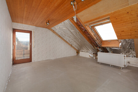 Raum im Dachgeschoss
