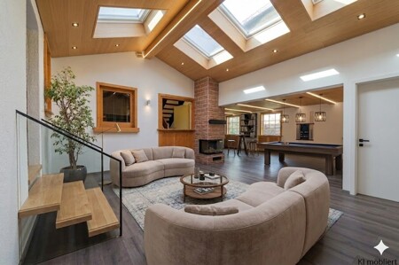 Wohnzimmer KI modernisiert