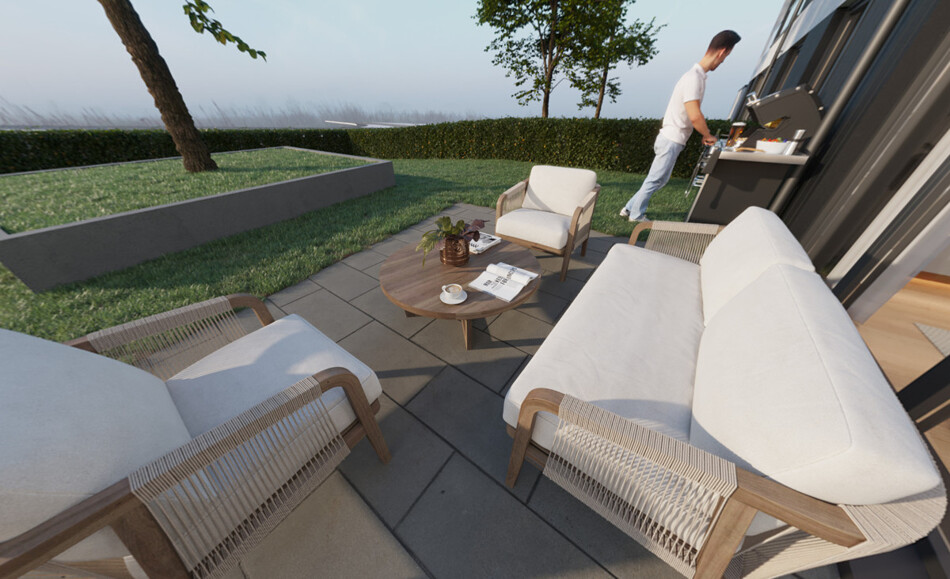 Visualisierung Terrasse