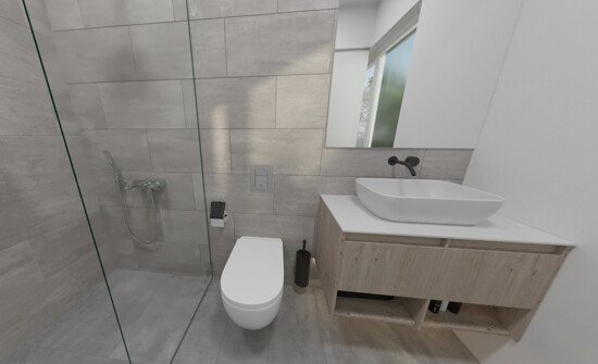 Visualisierung zweites Badezimmer 