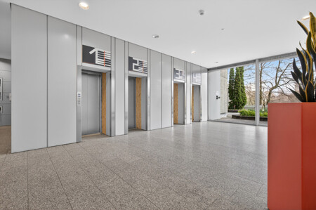 Eingangsbereich zu den Aufzügen