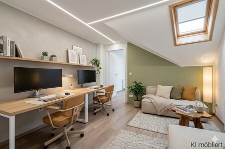 HomeOffice - digital möbliert (KI)
