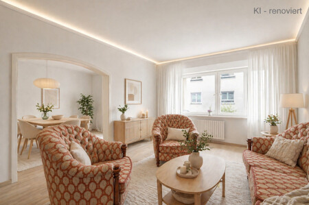 So könnte das Wohnzimmer aussehen