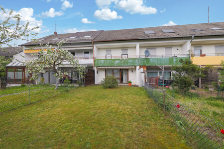 Rückansicht und Garten