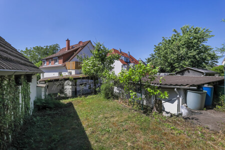 Rückansicht und Garten