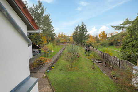 Aussicht auf Garten - rechte Gartenseite