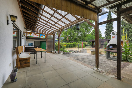 Überdachte Terrasse