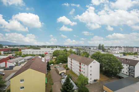 Aussicht vom Balkon
