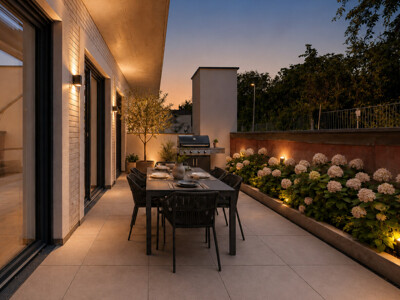 Visualisierung -Terrasse