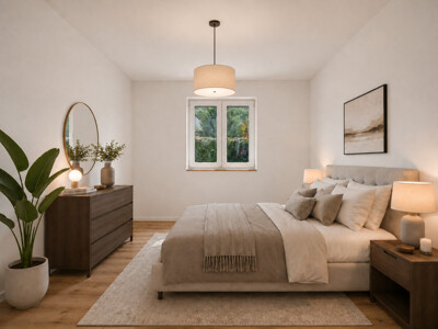 Visualisierung weitere Ansicht Schlafzimmer 