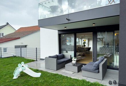 Terasse mit Garten