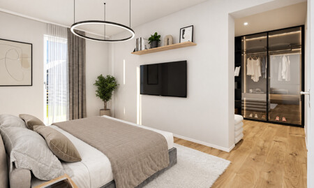 Visualisierung Schlafzimmer 