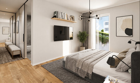 Visualisierung Schlafzimmer 