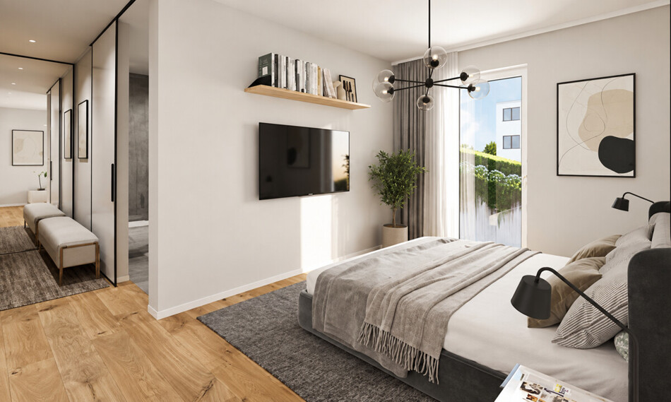 Visualisierung Schlafzimmer 