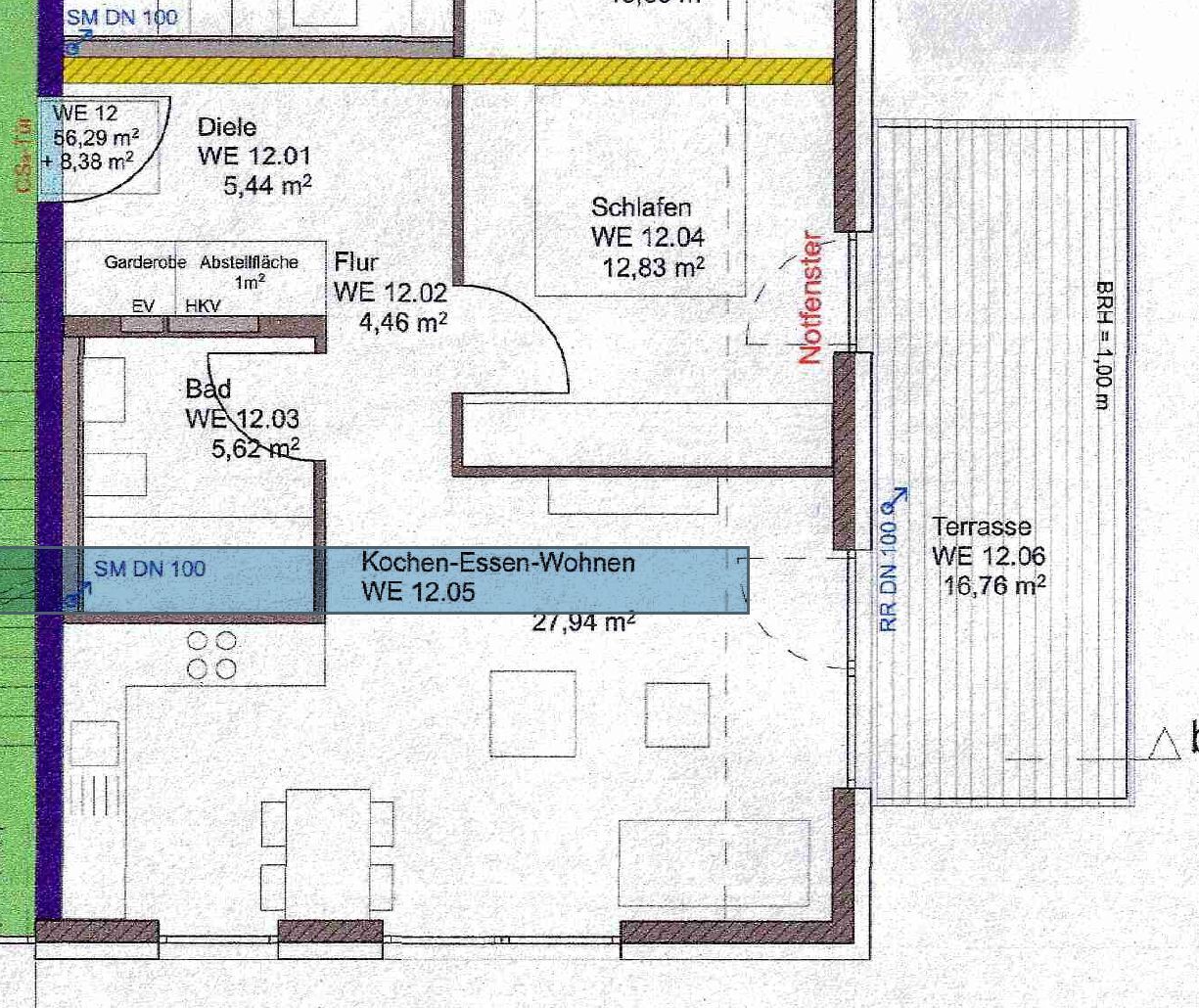 Traumwohnung mit Moselblick im 2.OG– Helle, moderne 2 ZKB Wohnung mit großem Balkon in bester Lage - Foto 1