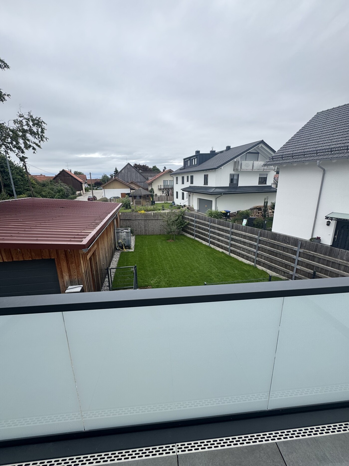 Blick vom Balkon