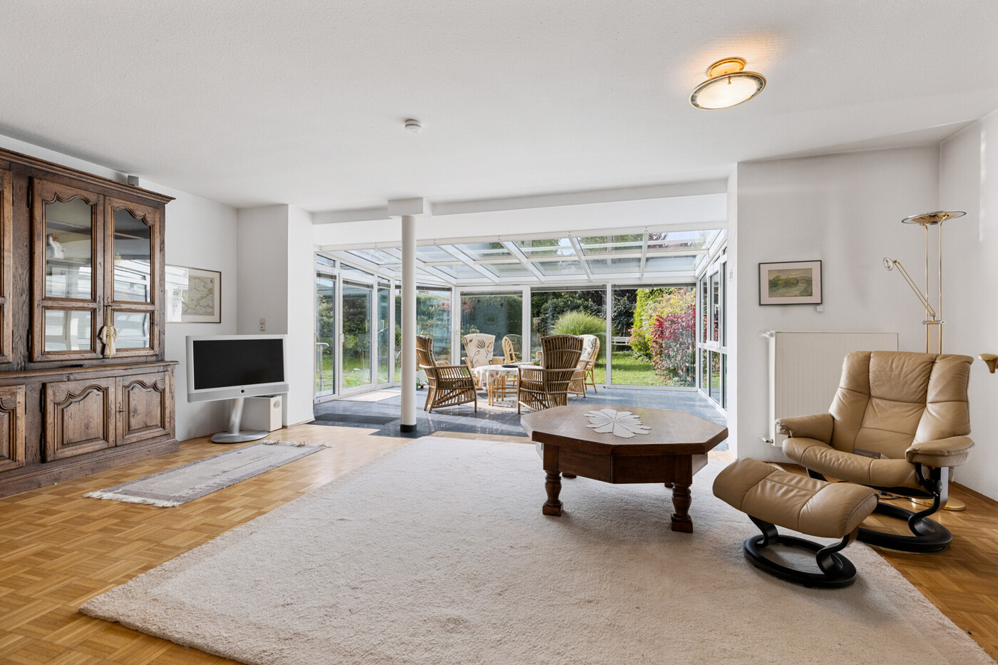 Wohnzimmer + Wintergarten