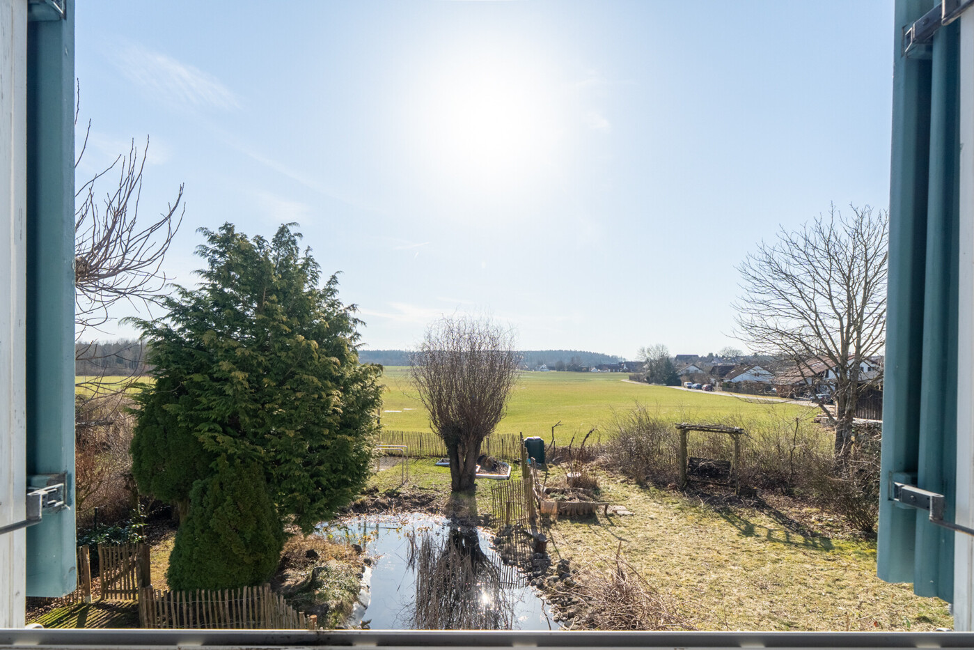 Blick vom OG in die Natur