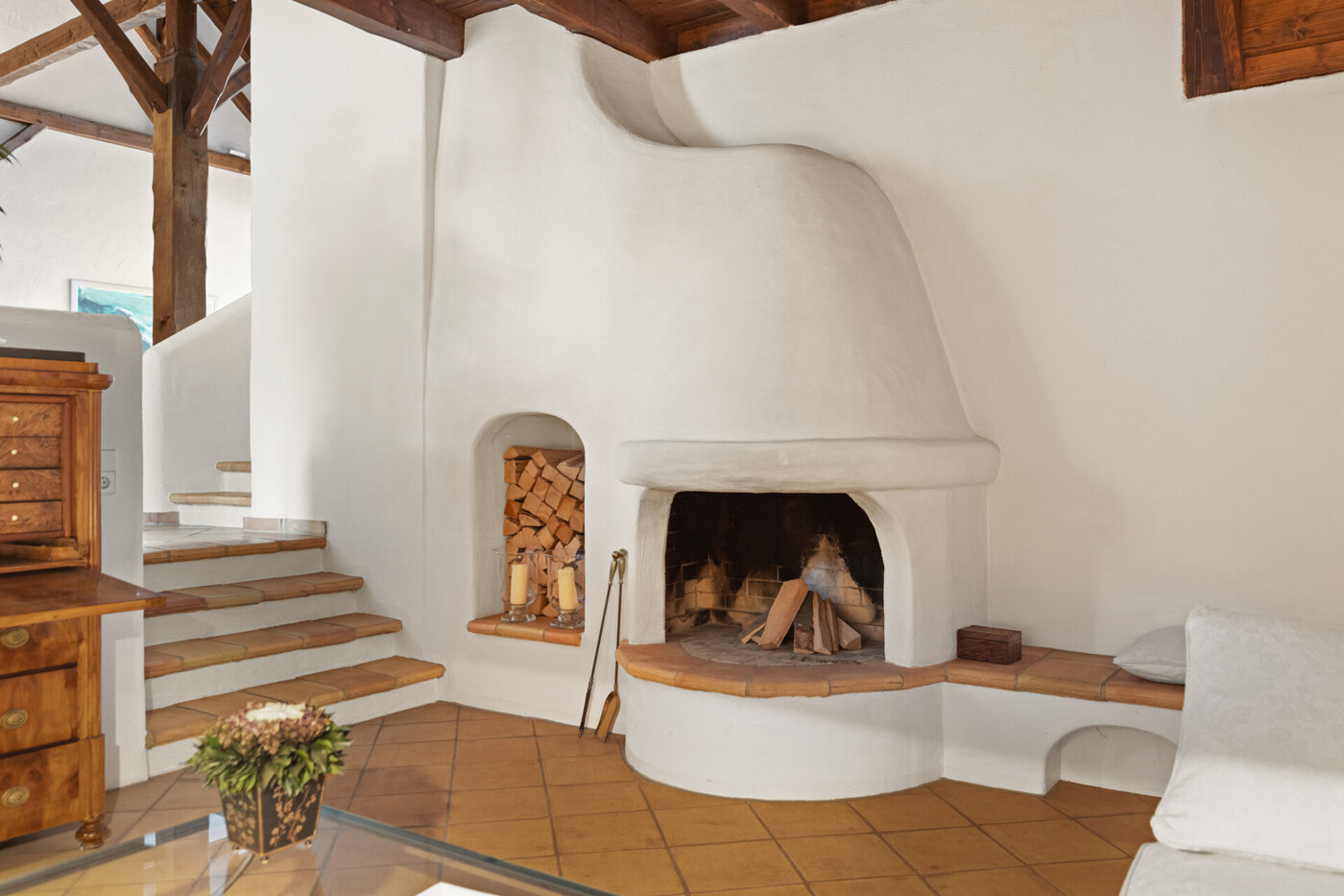 Kamin-Lounge