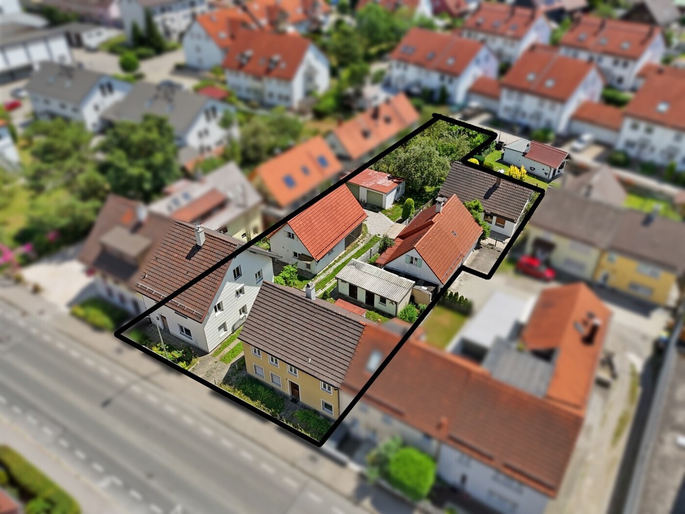 Ansicht II mit Bayertor markiert